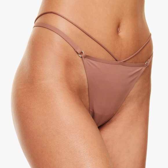 Nensi Dojaka x Calvin Klein string mid-rise Silk Thong - Picture 4 of 9